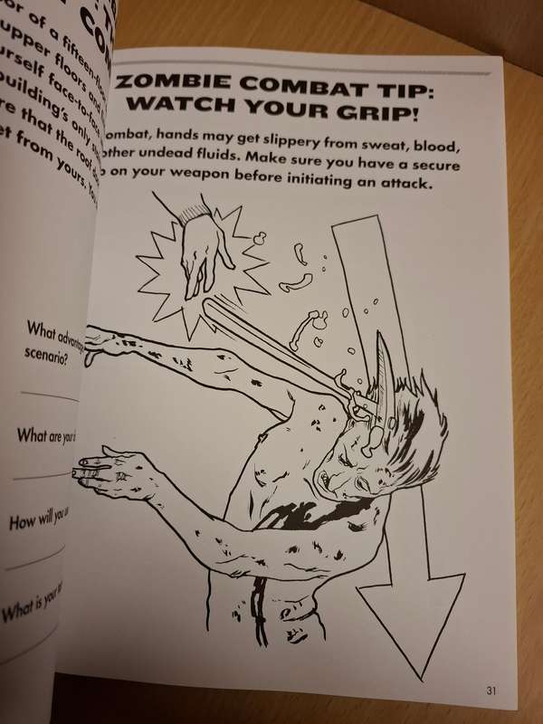 The Zombie Combat Field Guide - Colouring and Activity Book for Fighting the Living Dead