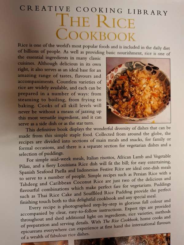 The Rice Cookbook - 70Classic Recipes  : Roz Denny  (Hardcover)