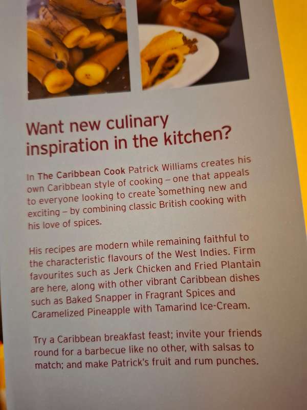 The Caribbean Cook : Patrick Williams  (Hardcover)