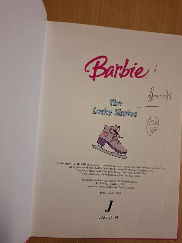 Barbie - The Lucky Skates (Hardcover)