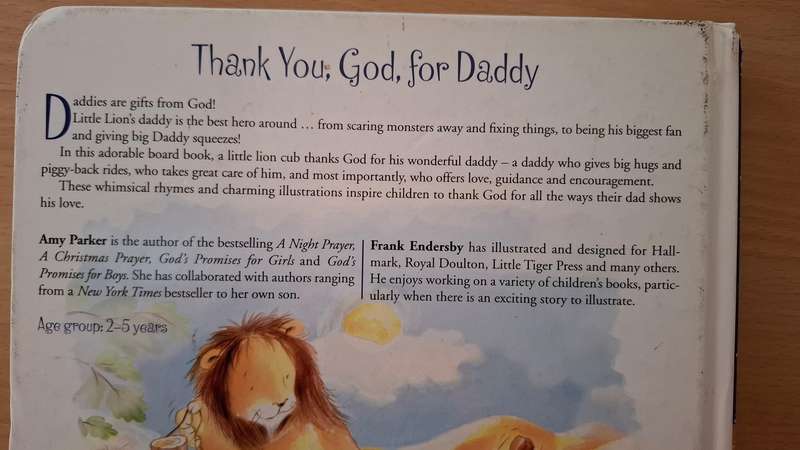 Thank You, God, for Daddy by Amy Parker (Hardcover)