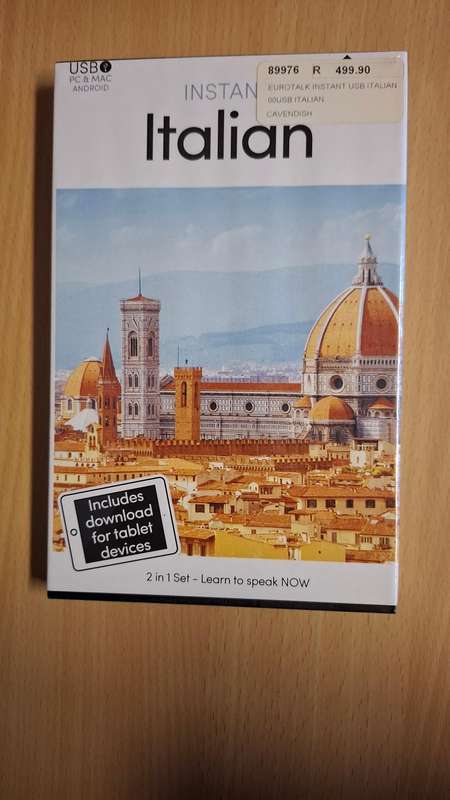 Instant Italian (NEW CONDITION)