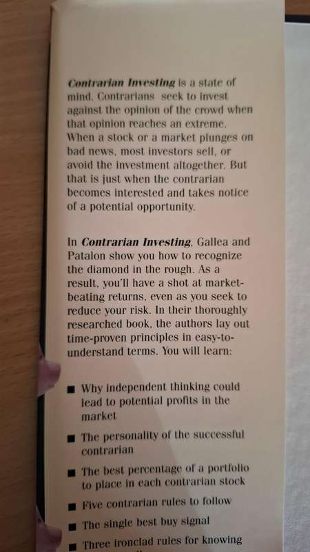Contrarian Investing - Buy and Sell When Others Won`t : Anthony M. Gallea, William Patalon III