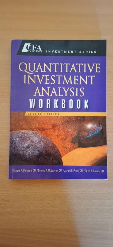 Quantitative Investment Analysis (Second Edition) Richard A DeFusco, David E. Runkle (Paperback)