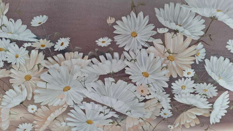 Tim Cooke Floral - 140cm x 100cm