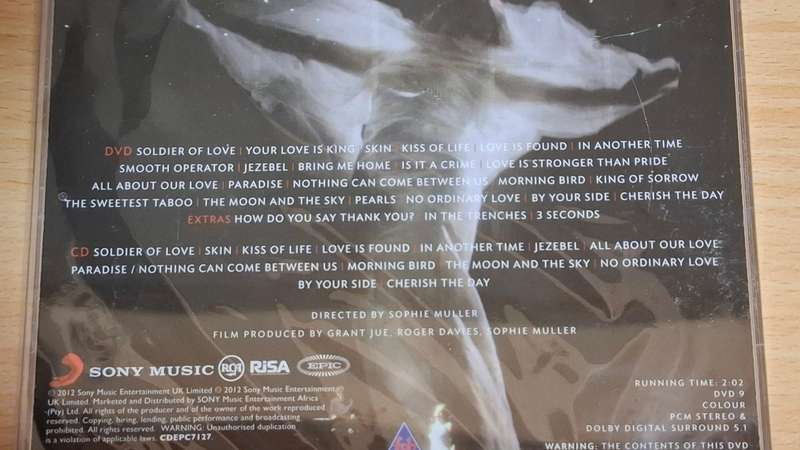 Sade - Bring Me Home - Live 2011 - CD   (NEW CONDITION)