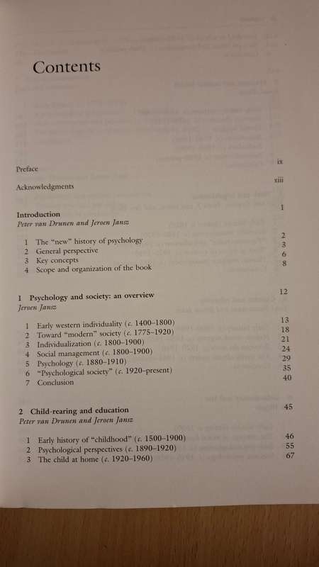 A Social History of Psychology Edited by Jeroen Jansz and Peter van Drunen  (Paperback)
