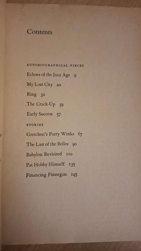 The Stories of F. Scott Fitzgerald Volume 2 : The Crack-Up with Other Pieces and Stories (Paperback)