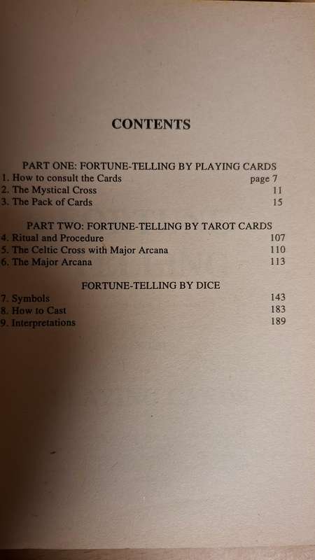 Fortune-Telling with Playing Cards, Tarot Cards, Dice   (Paperback)
