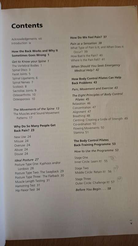 The Body Control Pilates Back Book : Lynne Robinson, Helge Fisher, Paul Massey  (Paperback)