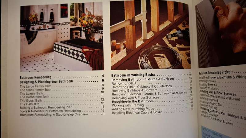 Black & Decker Home Improvement Library - Bathroom Remodelling  (Hardcover)