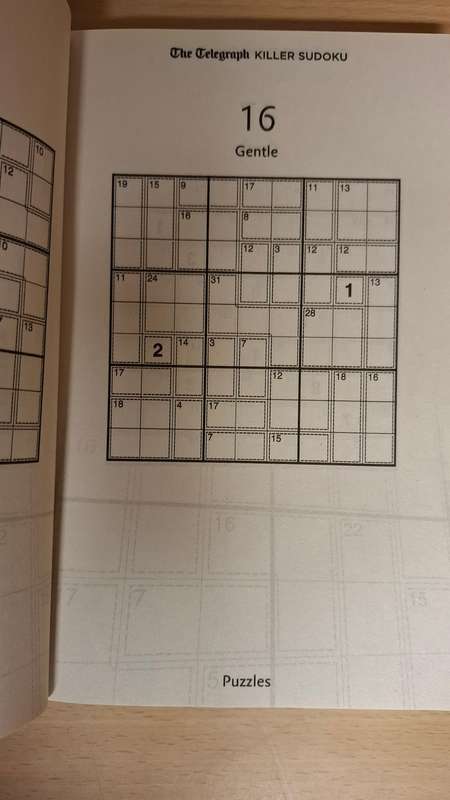 The Telegraph - Killer Sudoku  (200 fiendish puzzles - the next level of Sudoku)  Paperback
