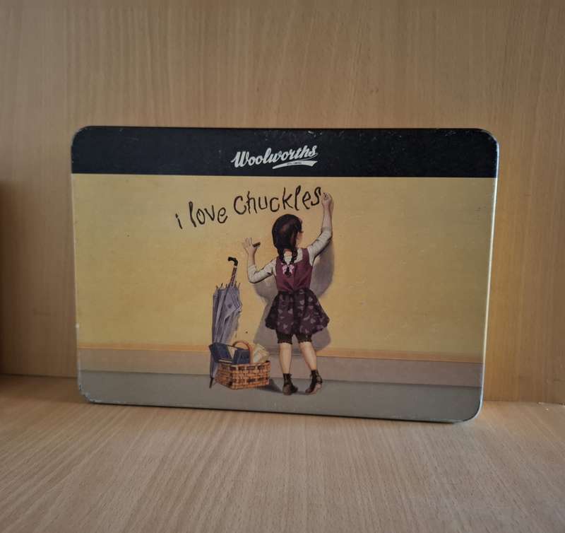 I Love Chuckles Tin - 26cm x 18cm depth 5cm
