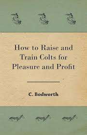 How to Raise and Train Colts for Pleasure and Profit: C. Bodworth (Paperback)