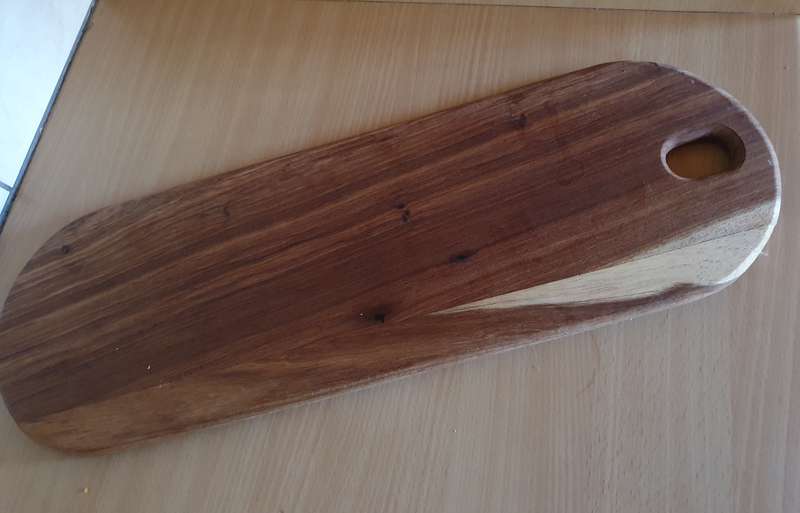 Oval Wooden Platter/Wooden Board  (54cm x 18cm)