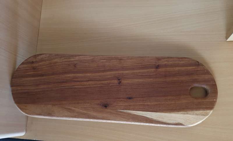 Oval Wooden Platter/Wooden Board  (54cm x 18cm)