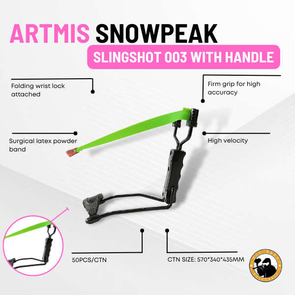 Artemis Snowpeak Slingshot 003 with Handle