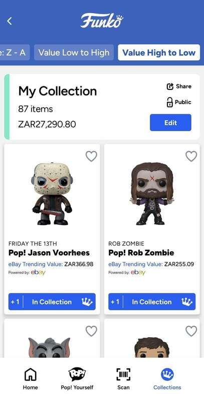 funko pop collection