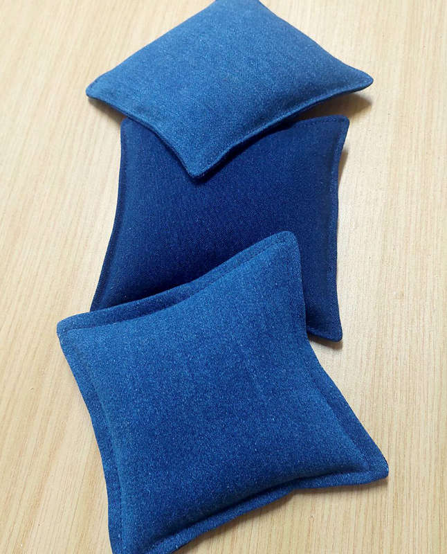 Square Denim Bean Bags  Ideal for Educational & Therapeutic purposes