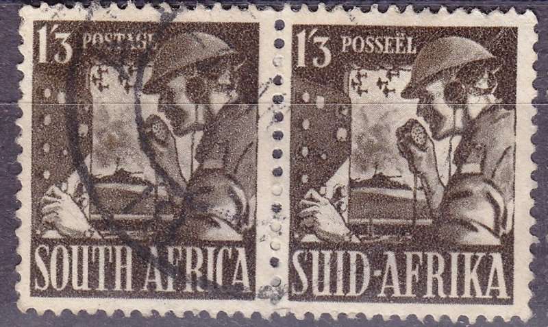 South Africa,Union, Scott #89,1941/43,FU,Pair,CV$11.00