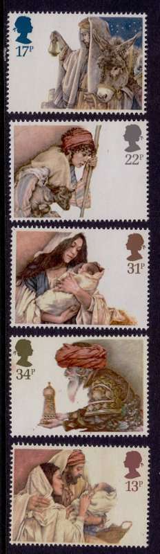 England, Scott #1088,92,1984,MNH,QEII,CV$3.10