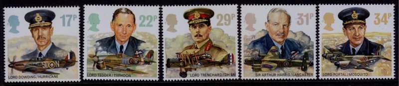 Great Britain, Scott #1157,61,1986,MNH,QEII,CV$4.00