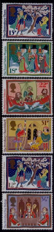 England, Scott #1162,67,1986,MNH,QEII,CV$4.00