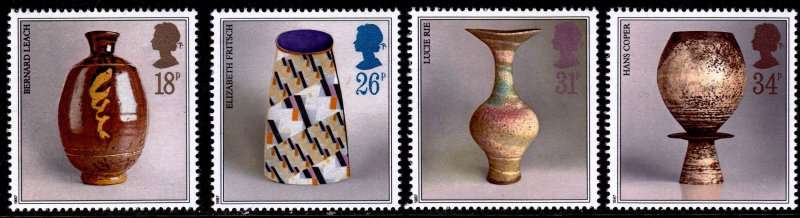 England, Scott #1192/5,1987,MNH,QEII,CV$3.20