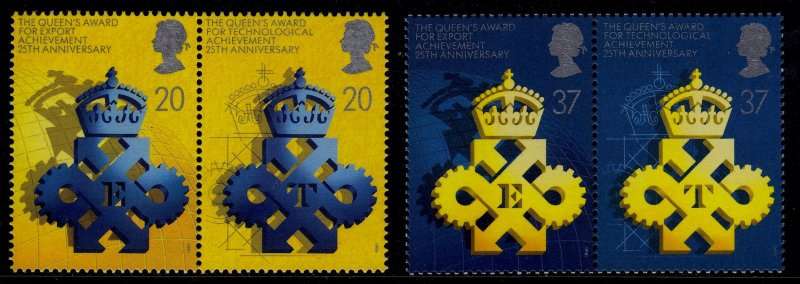 Great Britain, Scott #1318/21,1990,MNH,QEII,CV$4.00