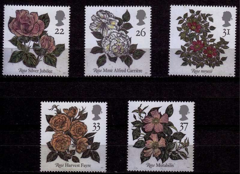 Great Britain, Scott #1382/6,1991,MNH,QEII,CV$4.20