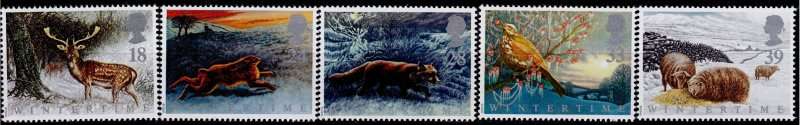 Great Britain, Scott #1421/25,1992,MNH,QEII,CV$4.00
