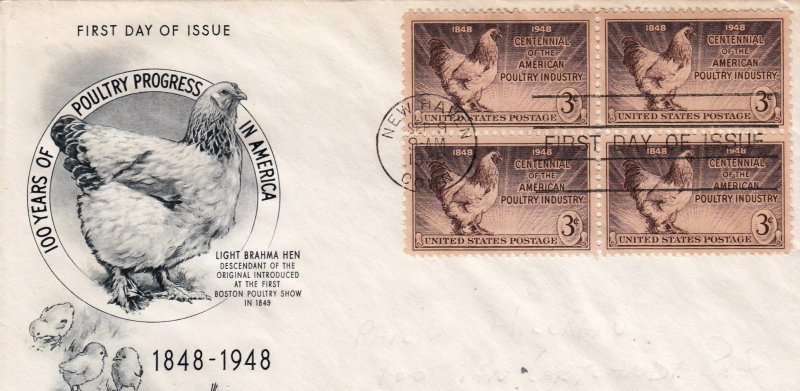 US,Scott#968,1948,FDC,Size 16.6cmX9.4cm