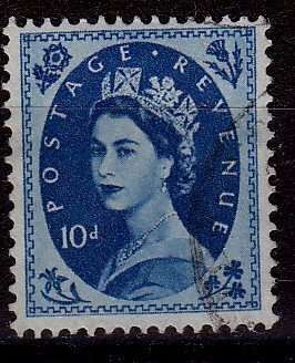 England, Scott #304,1952/84,QEII,FU,CV$4.00