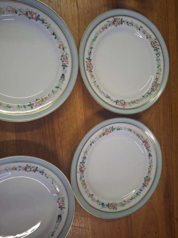 Pretty pastel blue fruit procealin set
