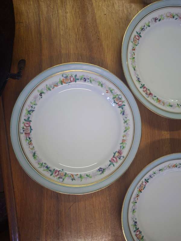 Pretty pastel blue fruit procealin set