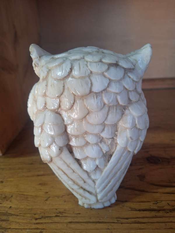 Resin owl ornament