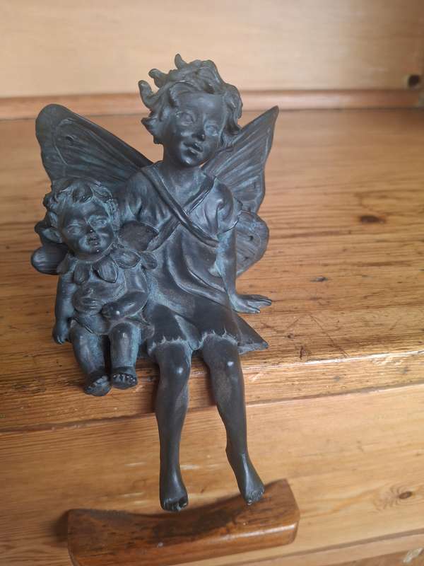 Stunning spelter fairy