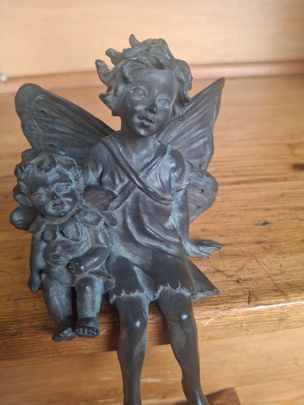 Stunning spelter fairy