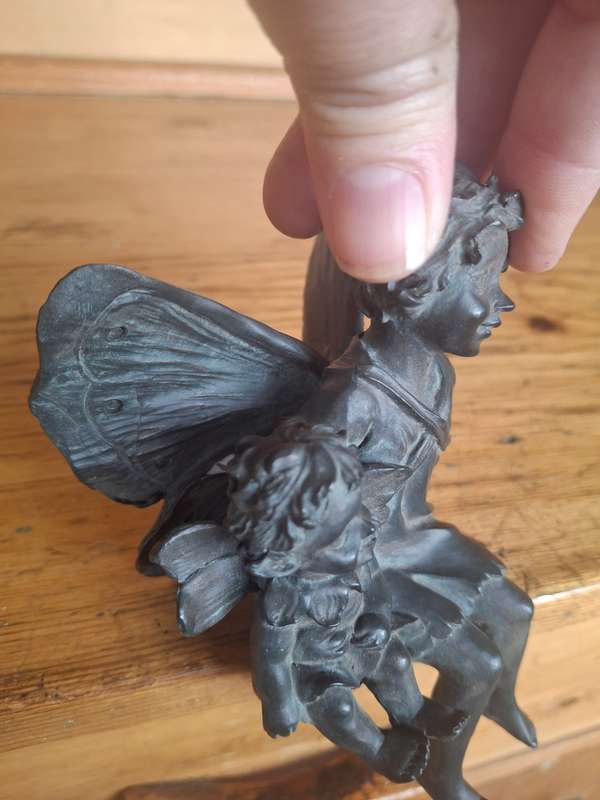 Stunning spelter fairy