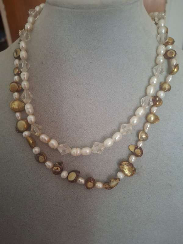 Two nice well made pearl necklaces