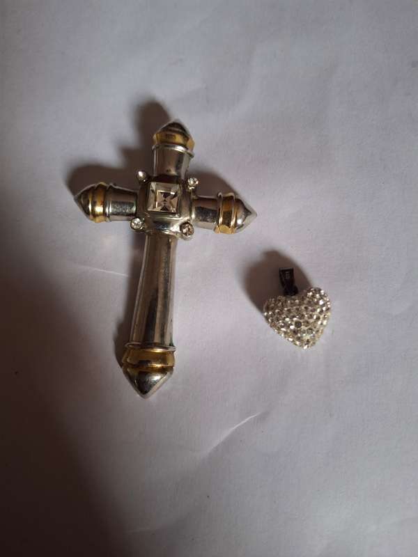 Two costume pendants