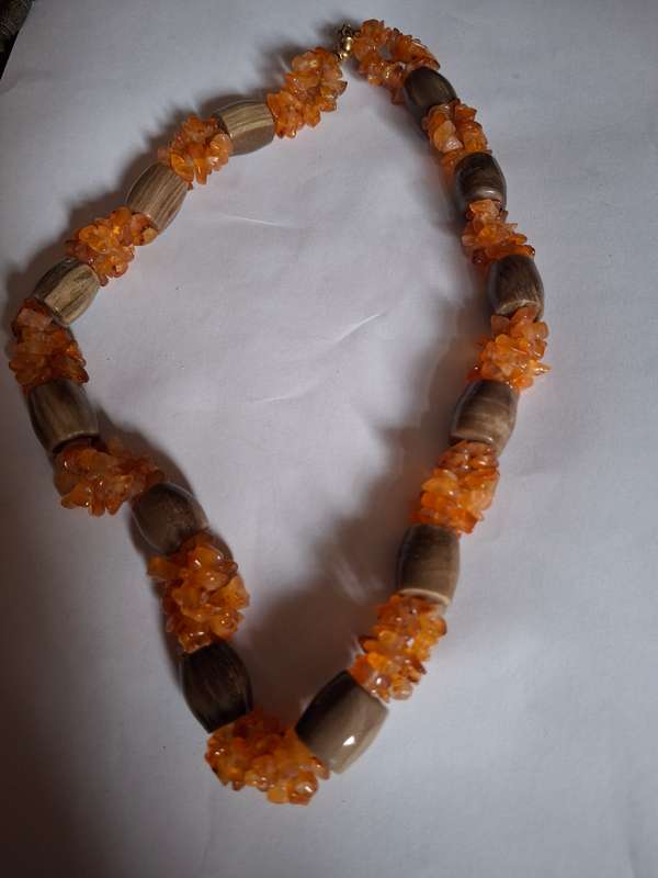 Semi precious gem stone necklace