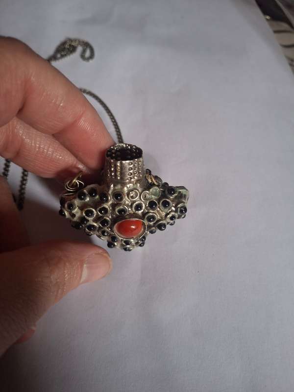 Costume perfume bottle necklace