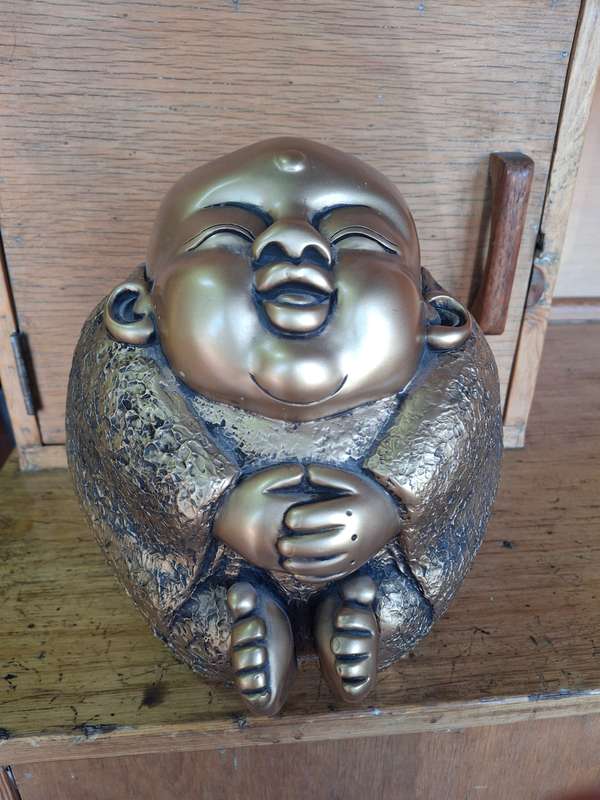 Large golden buddha oranment