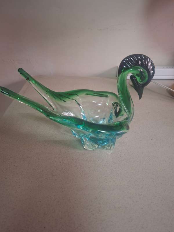 Stunning murano glass duck