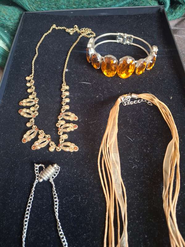 Assorted lot of ladies costume jewerly