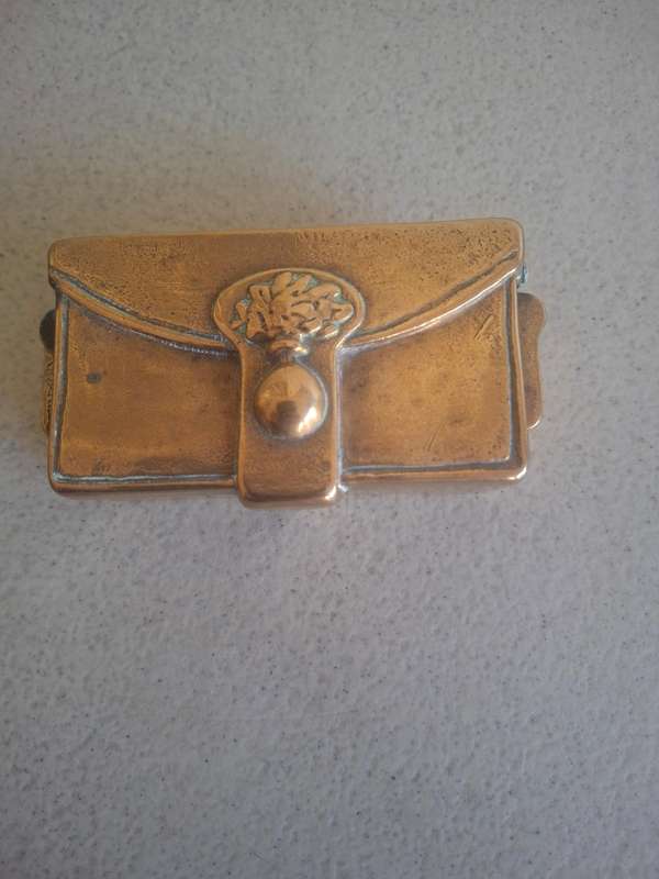 Small brass pill box ?