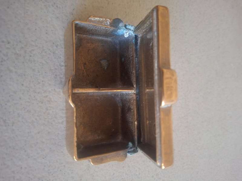 Small brass pill box ?