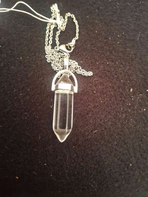 Crouts costume pendant on costume chain