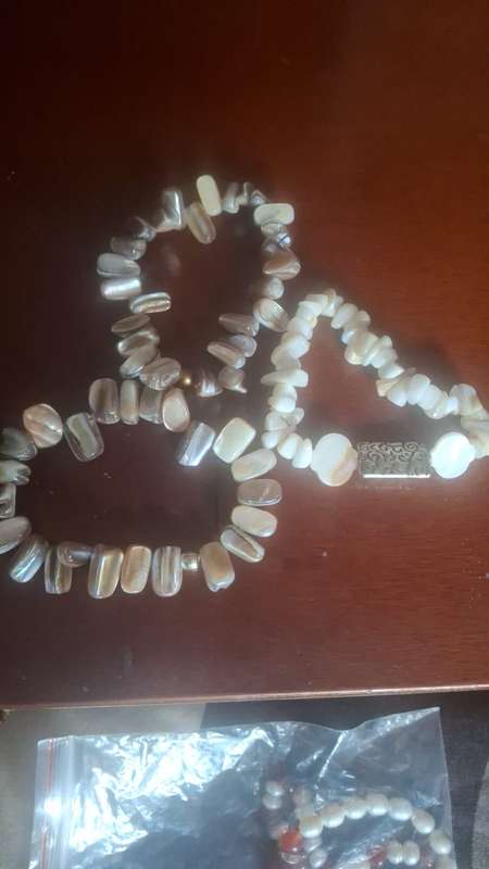 Three shell ladies costume bangles